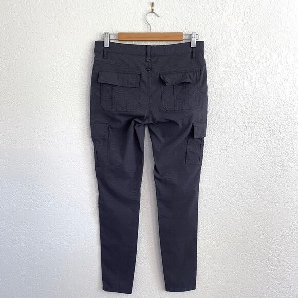 prAna Meme Skinny Cargo Pants Gray Quartz Stretch Zion Fabric Size 6 - Picture 3 of 7